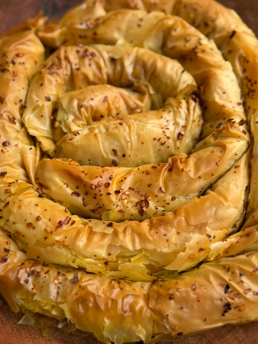 turkish potato borek phyllo pie