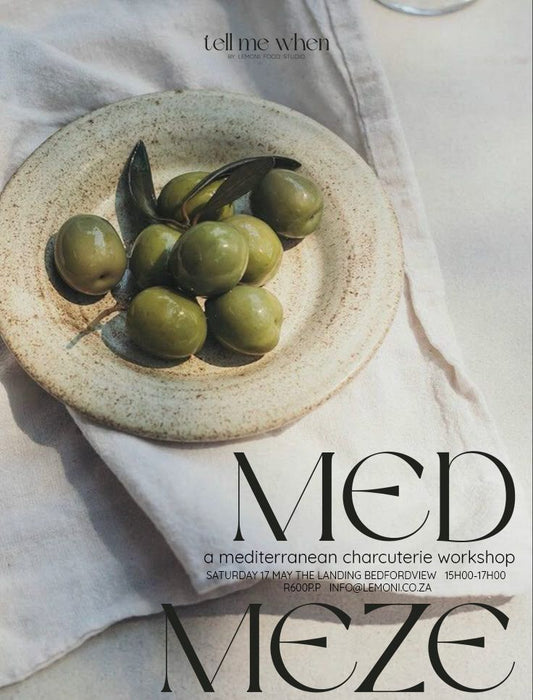 Mediterranean Mezze Style Charcuterie Workshop