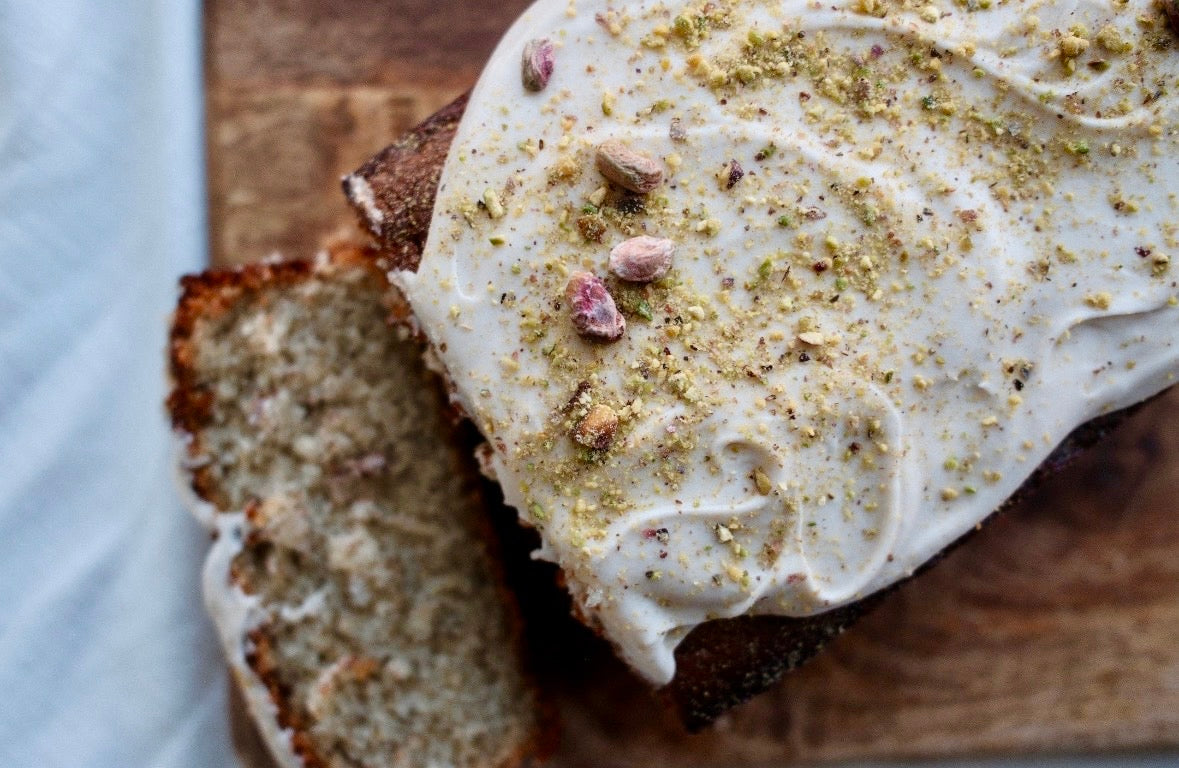 Earl Grey & Pistachio Tea Loaf