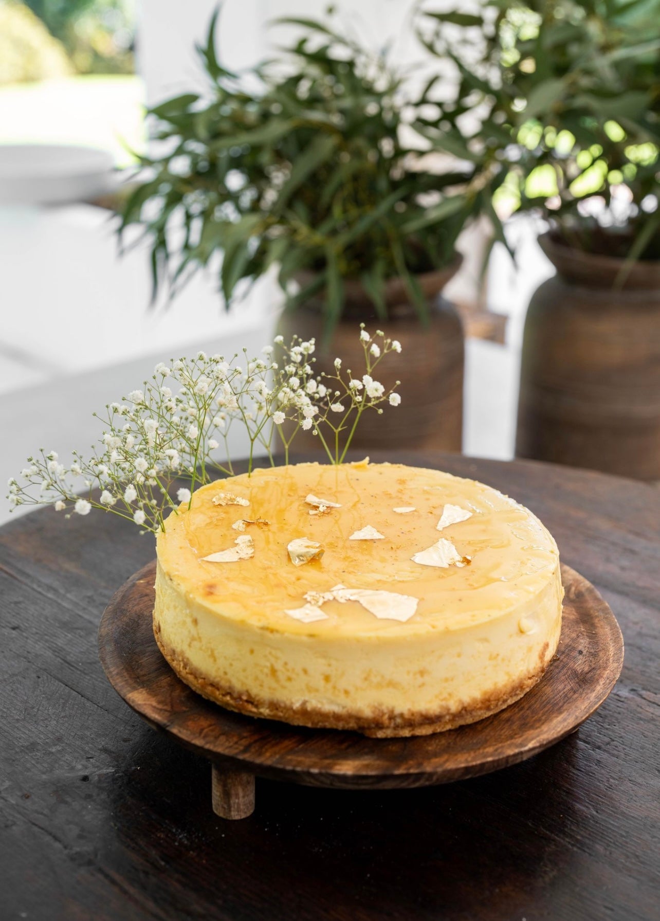 Orange, Honey & Cardamom Cheesecake