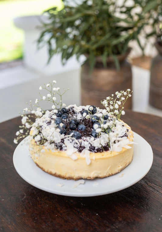 Berry Coconut Cheesecake