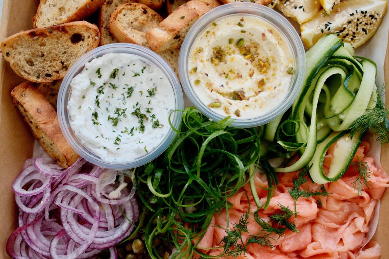 Smoked Salmon & Bruschetta Platter