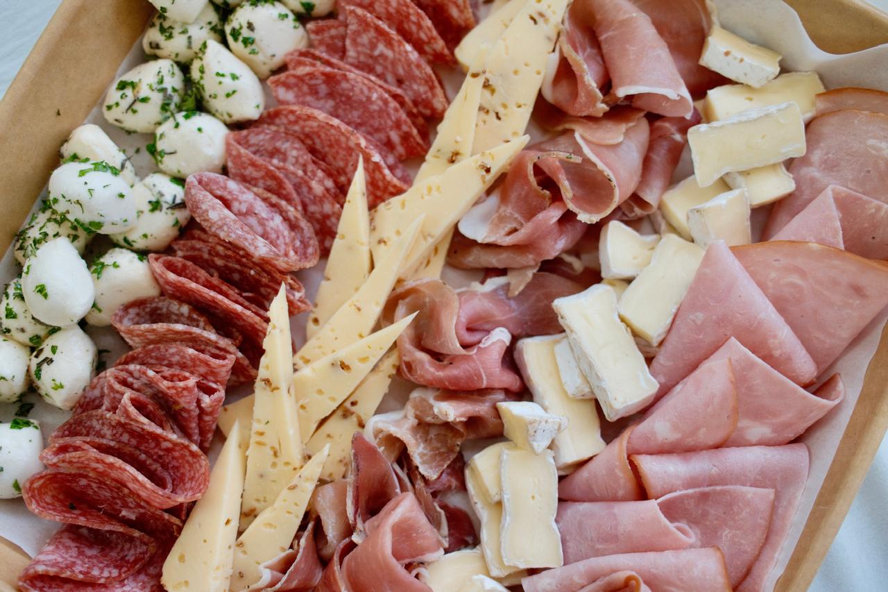 Pre Cut Cheese & Charcuterie Platter