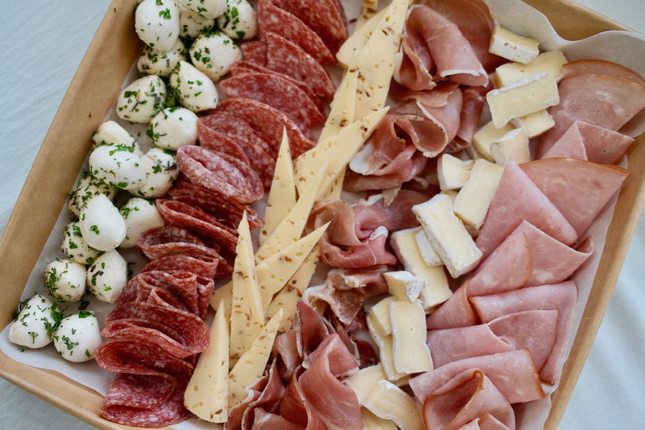 Pre Cut Cheese & Charcuterie Platter