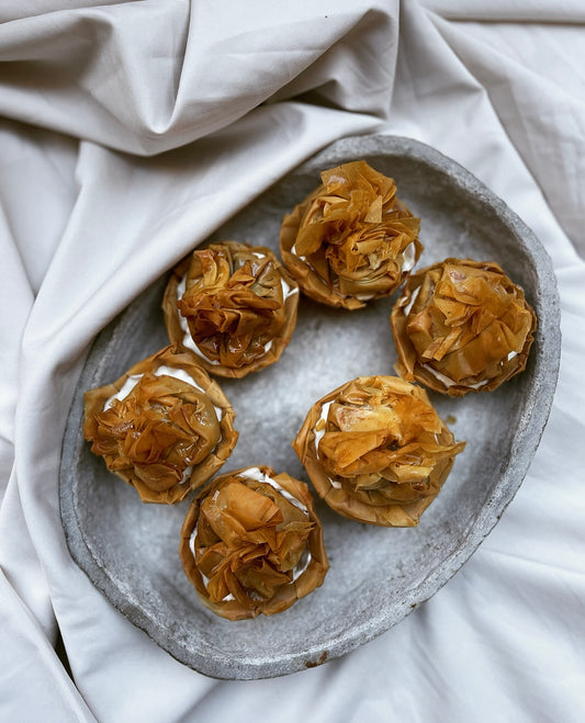 Canape Baklava Phyllo Crème Cups